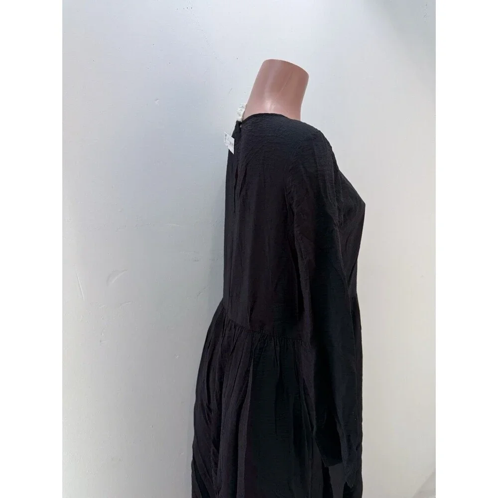 NEW H&M Black Dress Size X Small (0-2) - Picture 3 of 15